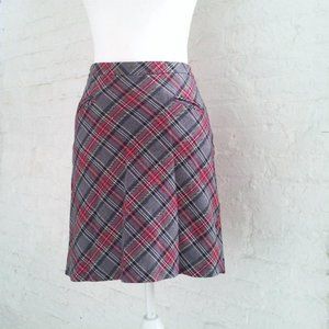 Red Plaid Skirt